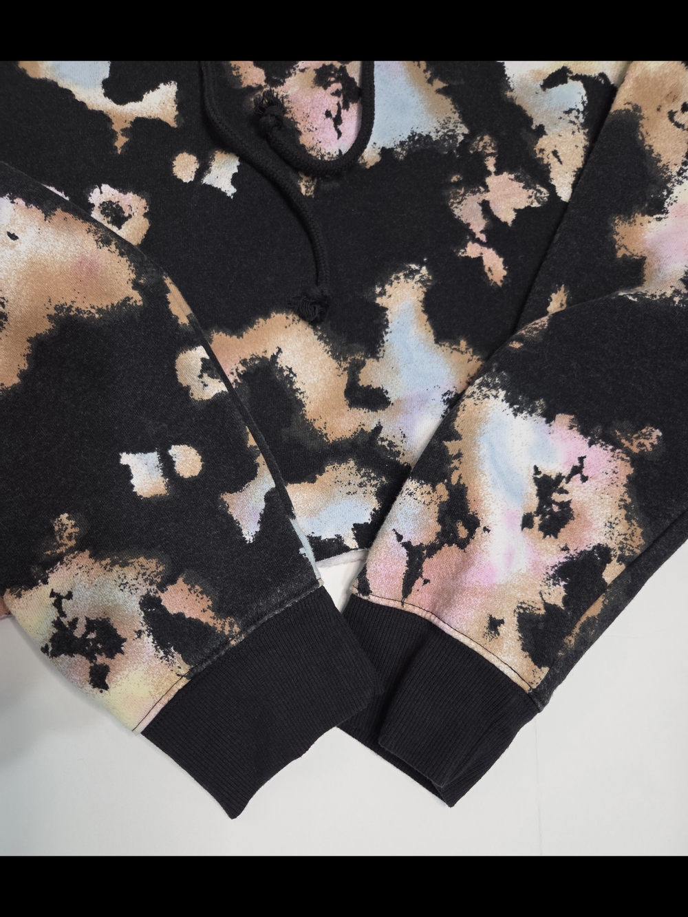 Wild‎ Fable Black Hoodie with Pastel Color Splash XL - Picture 5 of 7